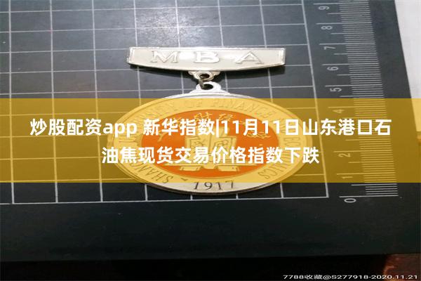 炒股配资app 新华指数|11月11日山东港口石油焦现货交易价格指数下跌
