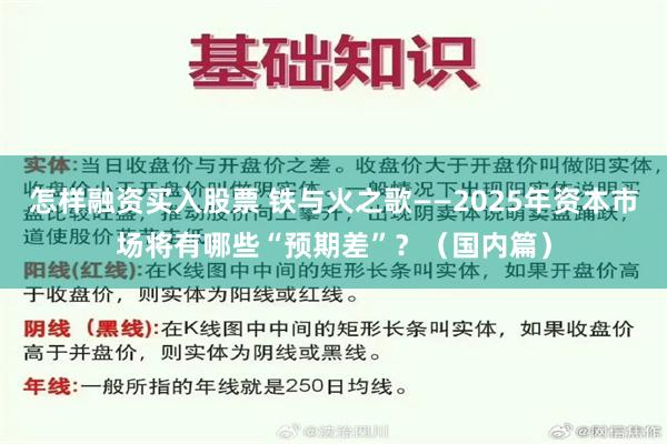 怎样融资买入股票 铁与火之歌——2025年资本市场将有哪些“预期差”？（国内篇）