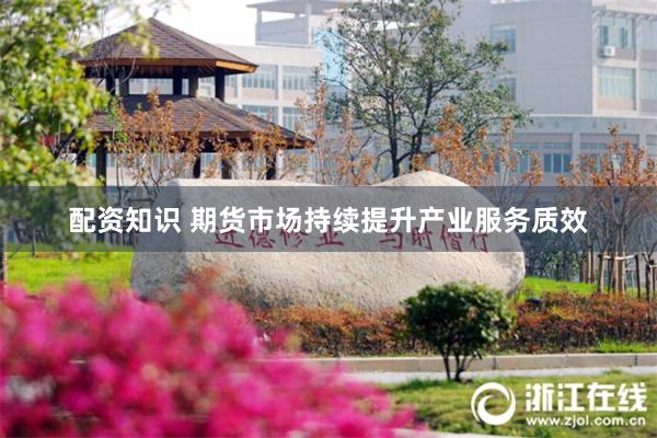 配资知识 期货市场持续提升产业服务质效
