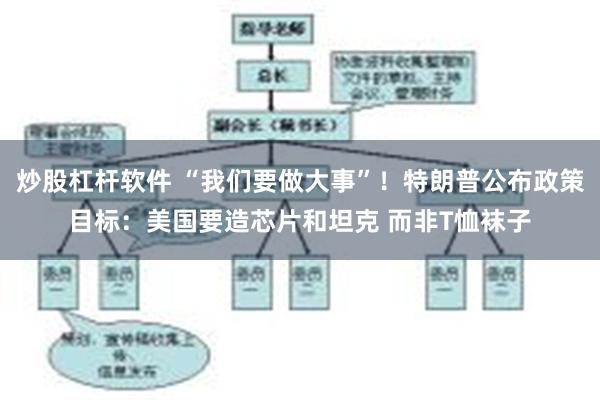 炒股杠杆软件 “我们要做大事”！特朗普公布政策目标：美国要造芯片和坦克 而非T恤袜子