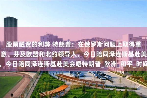 股票融资的利弊 特朗普：在俄罗斯问题上取得重大进展！英、法、德、意、芬及欧盟和北约领导人，今日陪同泽连斯基赴美会晤特朗普_欧洲_和平_时间
