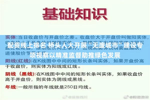 配资线上排名 桥头人大开展“无废城市”建设专项视察以精准监督助推绿色发展