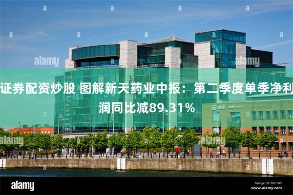 证券配资炒股 图解新天药业中报：第二季度单季净利润同比减89.31%