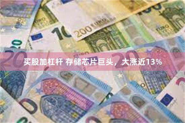 买股加杠杆 存储芯片巨头，大涨近13%