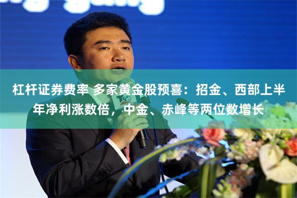 杠杆证券费率 多家黄金股预喜：招金、西部上半年净利涨数倍，中金、赤峰等两位数增长