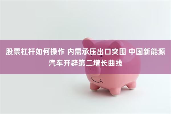 股票杠杆如何操作 内需承压出口突围 中国新能源汽车开辟第二增长曲线