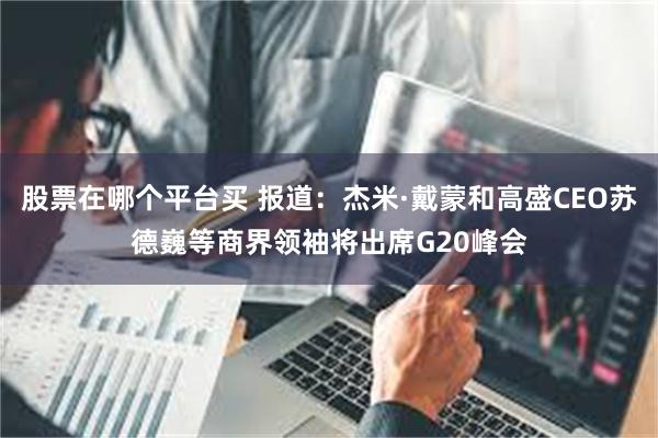 股票在哪个平台买 报道：杰米·戴蒙和高盛CEO苏德巍等商界领袖将出席G20峰会