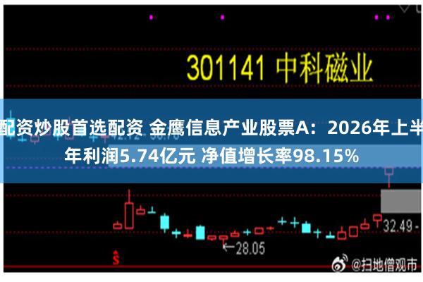 配资炒股首选配资 金鹰信息产业股票A：2026年上半年利润5.74亿元 净值增长率98.15%