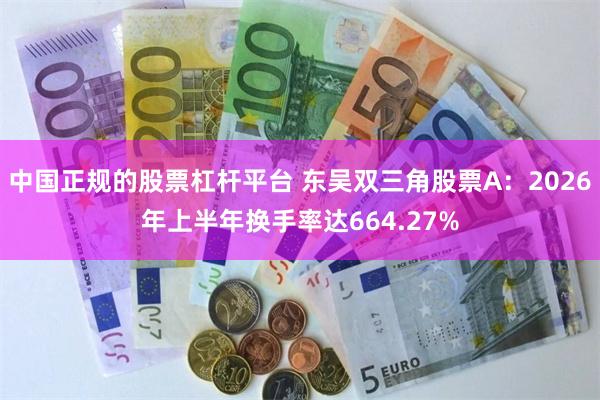 中国正规的股票杠杆平台 东吴双三角股票A：2026年上半年换手率达664.27%