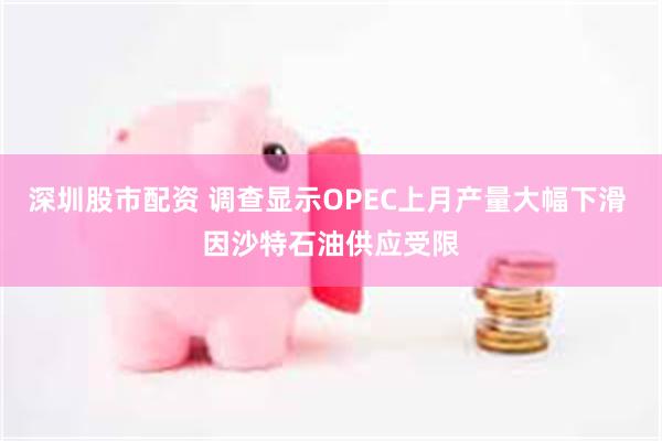 深圳股市配资 调查显示OPEC上月产量大幅下滑 因沙特石油供应受限