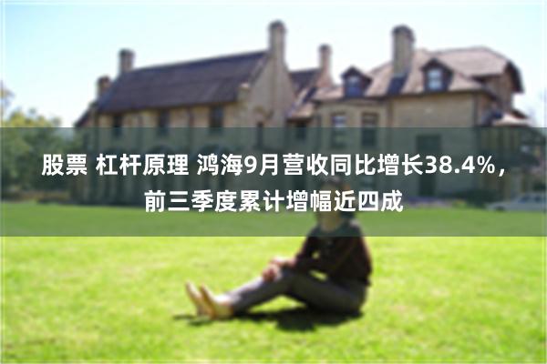 股票 杠杆原理 鸿海9月营收同比增长38.4%，前三季度累计增幅近四成