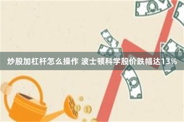 炒股加杠杆怎么操作 波士顿科学股价跌幅达13%