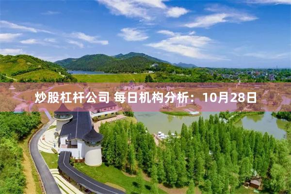 炒股杠杆公司 每日机构分析：10月28日